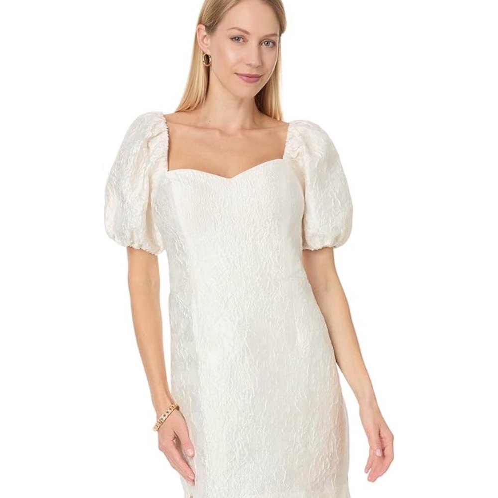Lilly Pulitzer Cream Puff Sleeve Dress